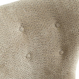 Nordic Chair Laid Back Loveseats With Curved Backres, No Armrests