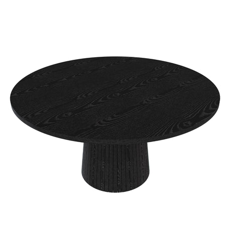 Round Dining Table With Strip Base
