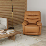 Oslo Antelope - Swivel Glider Recliner With Manual Footrest