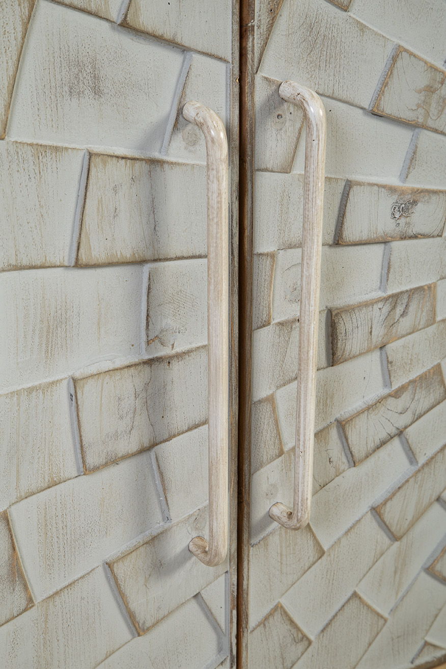 Brighton - Sideboard - Light Brown / Silver