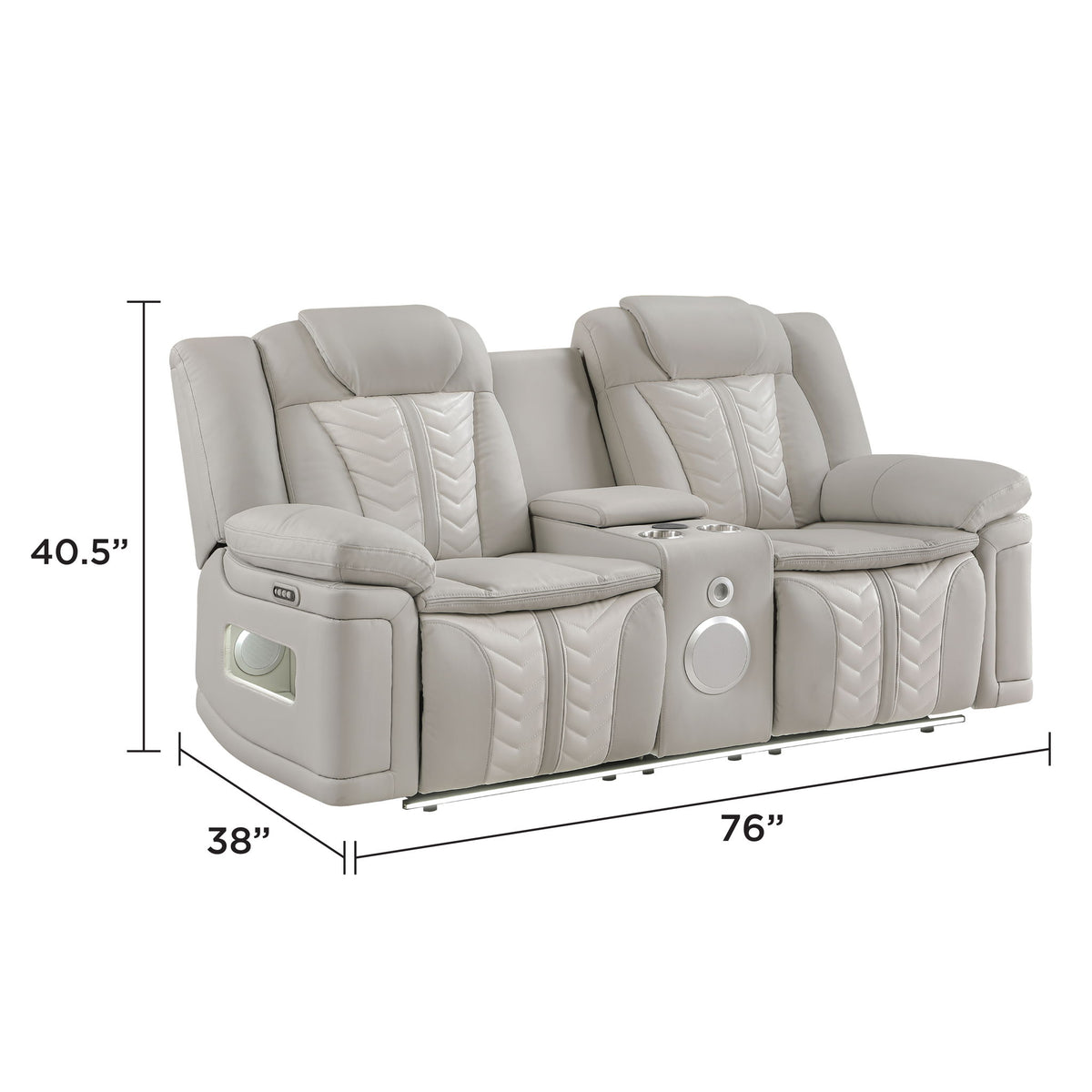 Cruiser - Power Reclining Set With LED Lighting