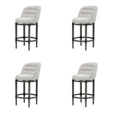 Eunice - Faux Leather Upholstered Swivel Counter Height Barstool