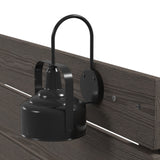 Twin Bed With Integrated Lights - Brown