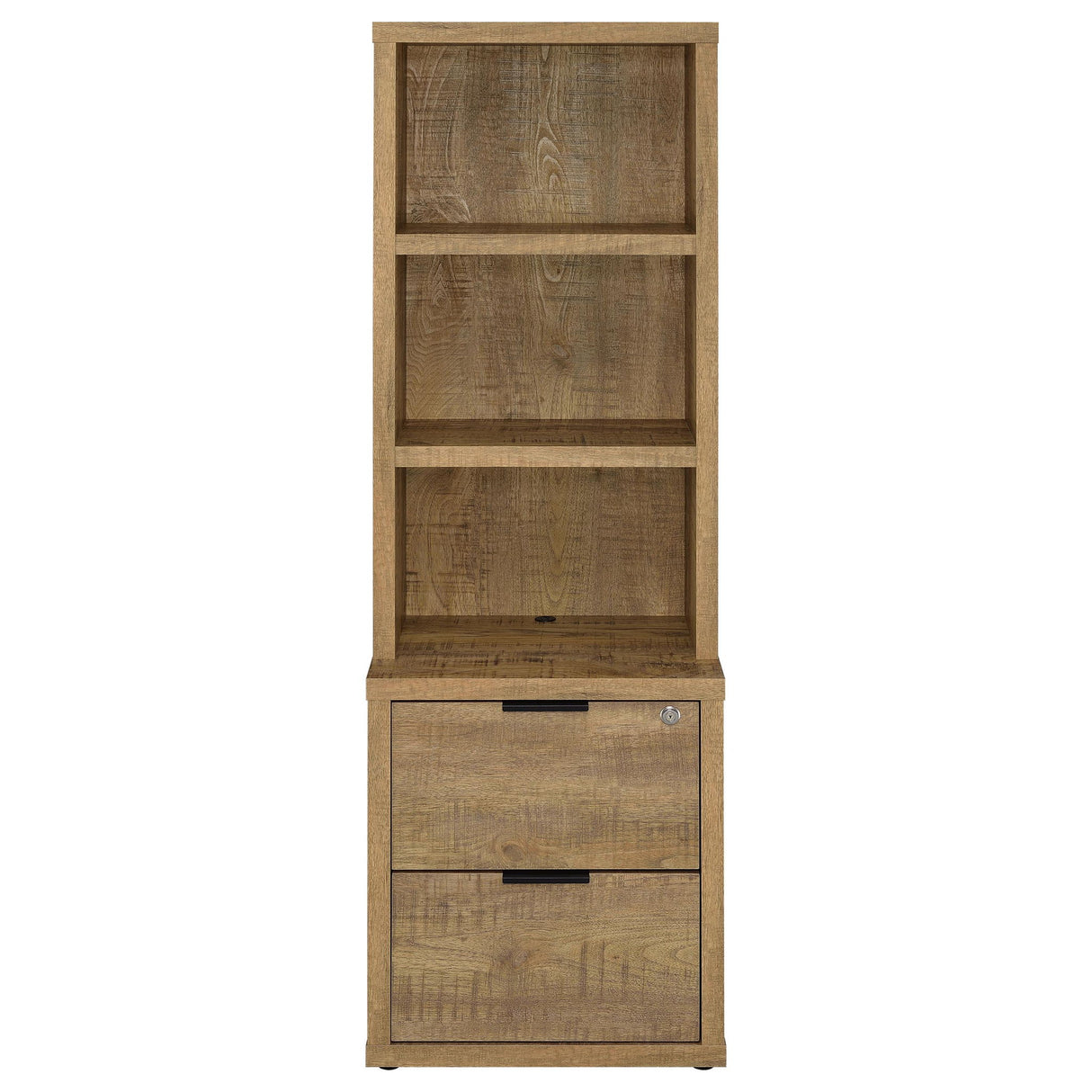 Geary - 3 Piece Wall Unit Bookcase Set With USB Storage