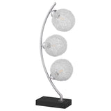 Mcdougal - Spherical Table Lamp With LED Lighting - Black