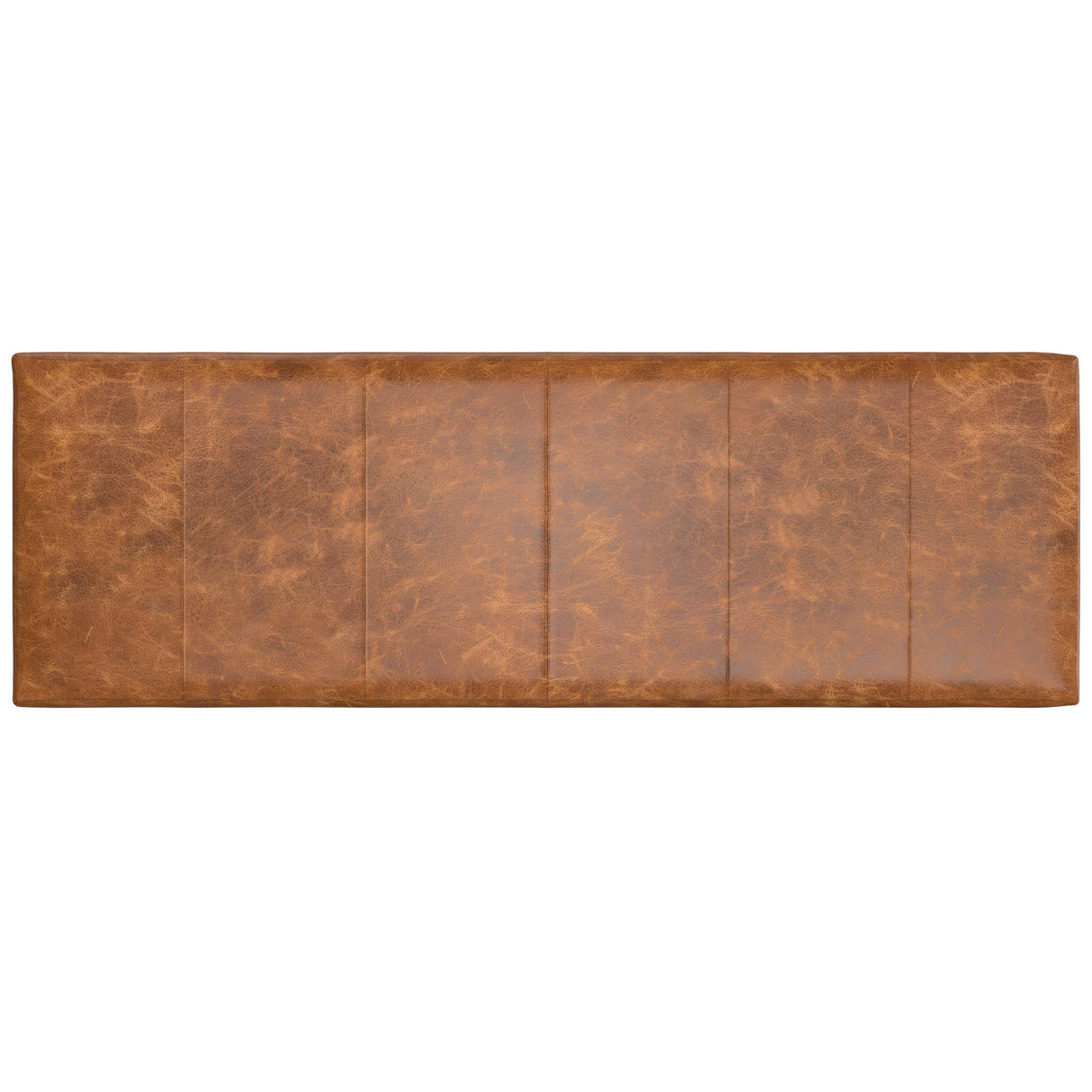 Candice - Ottoman Bench - Tan / Black