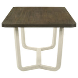 Sexton - Rectangular Dining Table With Base - Brown