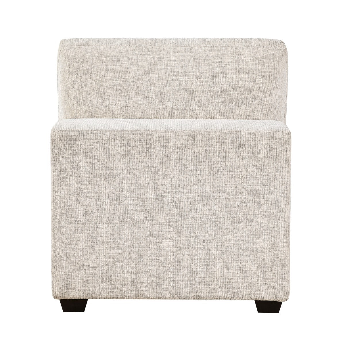 Beige Chenille Modular Armless Chair - 🟢 Armless Chairs available at Alpine Outlets in Denver