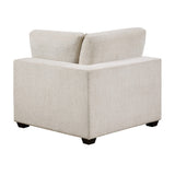 Beige Chenille Modular Corner Seat - 🟢 Corner Chairs available at Alpine Outlets in Denver