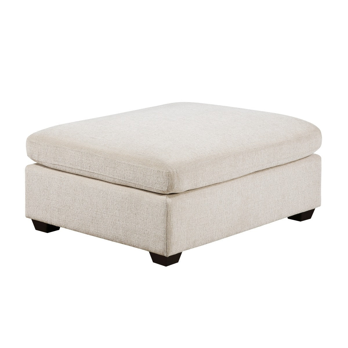 Beige Chenille Modular Ottoman - 🟢 Ottomans available at Alpine Outlets in Denver