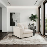 Beige Chenille Reversible One - Arm Modular Chair - 🟢 Arm Chairs available at Alpine Outlets in Denver