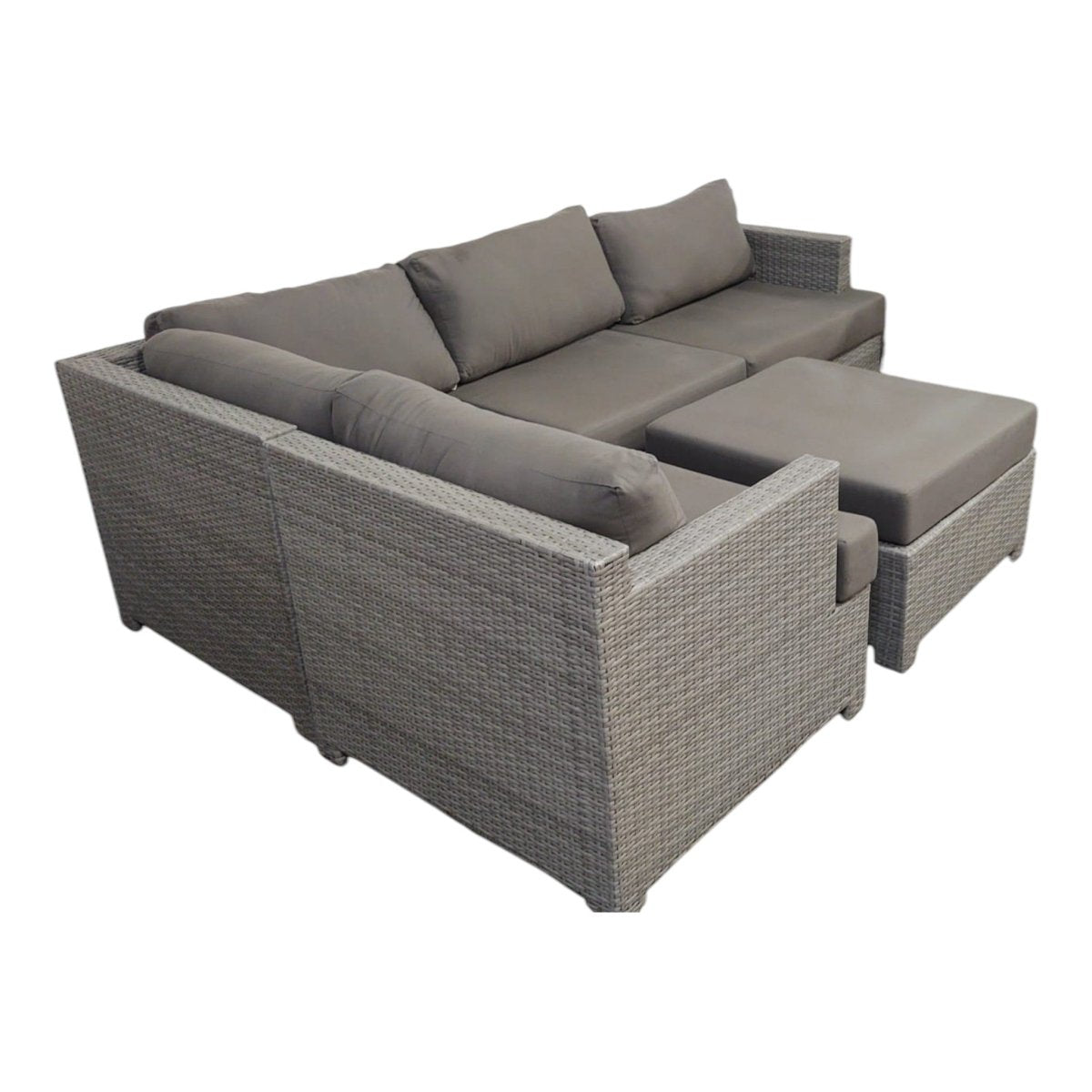 Abbyson Belmont 5 - Piece Gray Seating Set - available at Alpine Outlets in Denver