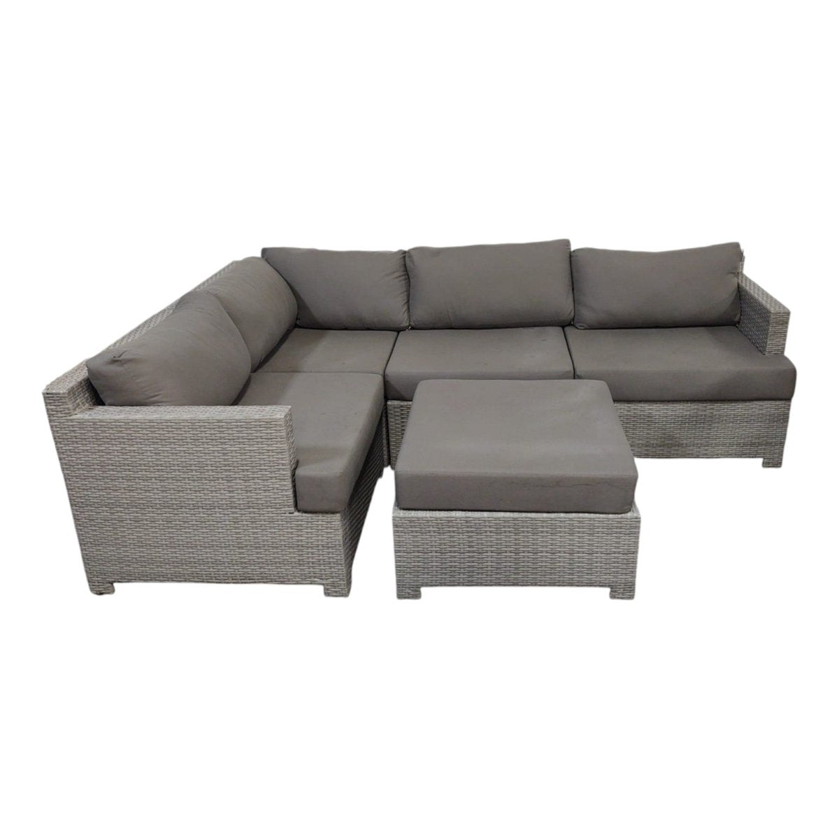 Abbyson Belmont 5 - Piece Gray Seating Set - available at Alpine Outlets in Denver