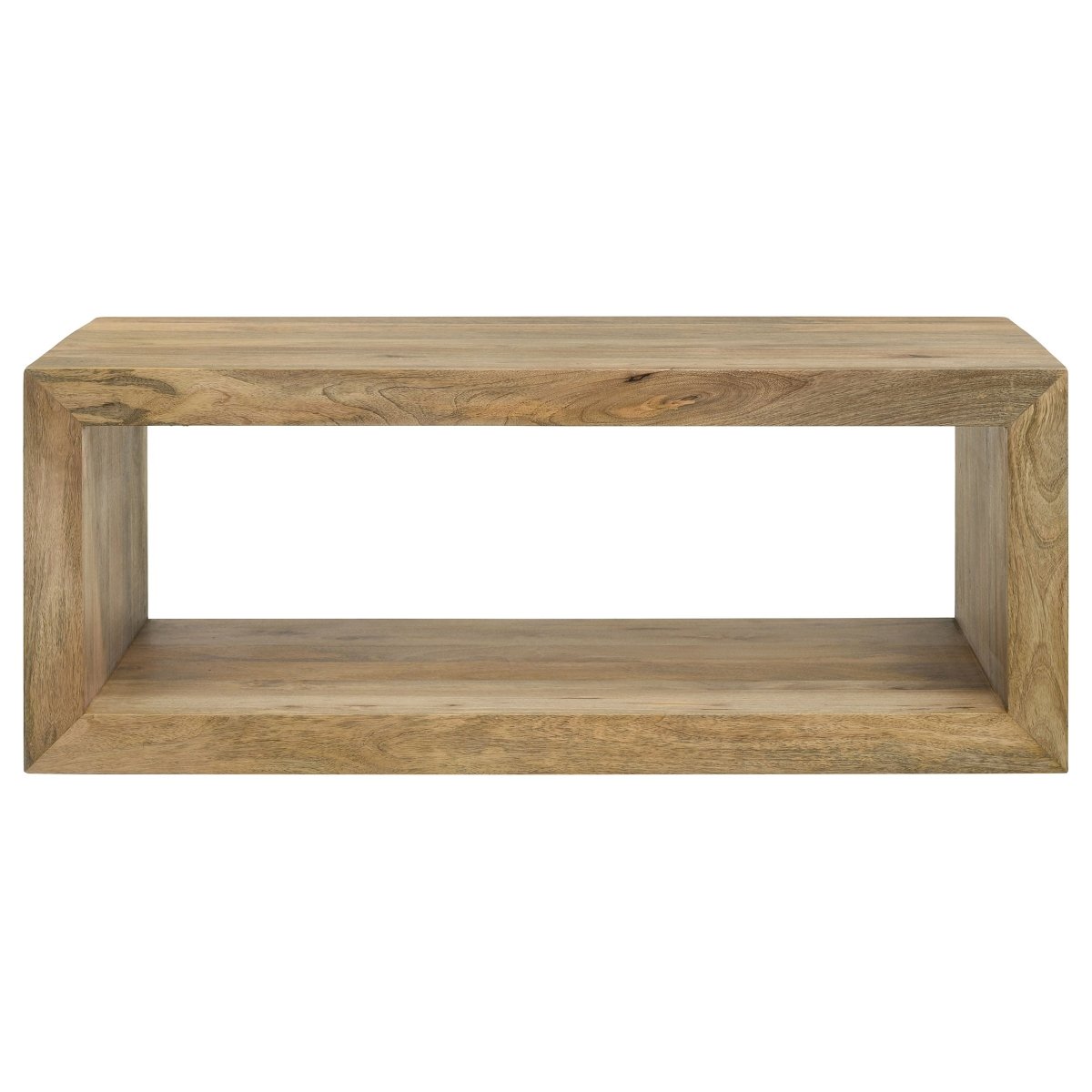 Benton 2 - Piece Solid Mango Coffee and End Table Set Natural - Coffee Table Sets available at Alpine Outlets in Denver