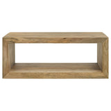Benton 2 - Piece Solid Mango Coffee and End Table Set Natural - Coffee Table Sets available at Alpine Outlets in Denver