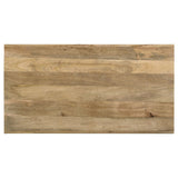Benton 2 - Piece Solid Mango Coffee and End Table Set Natural - Coffee Table Sets available at Alpine Outlets in Denver