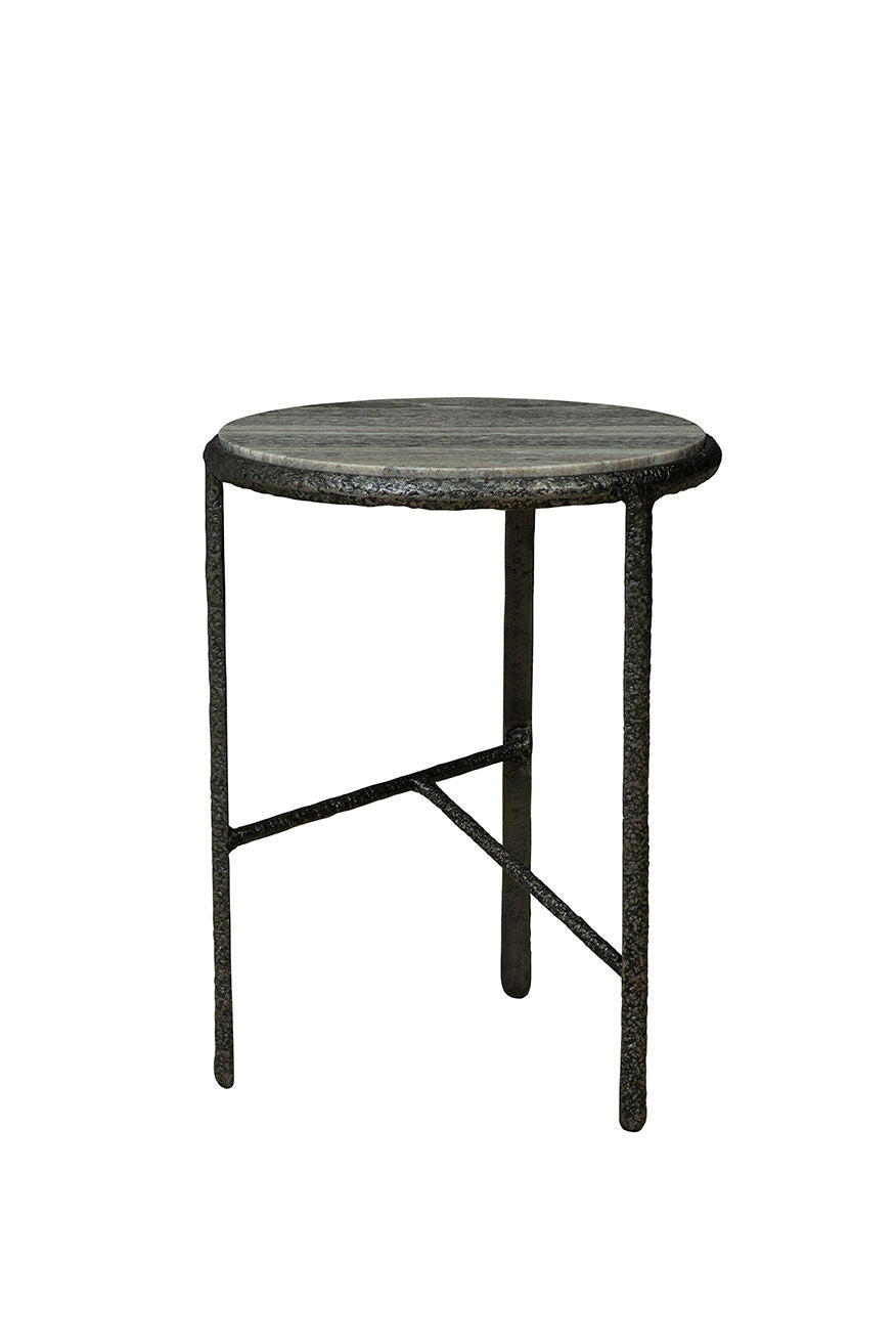 Ferris - End Table - Gray / Black