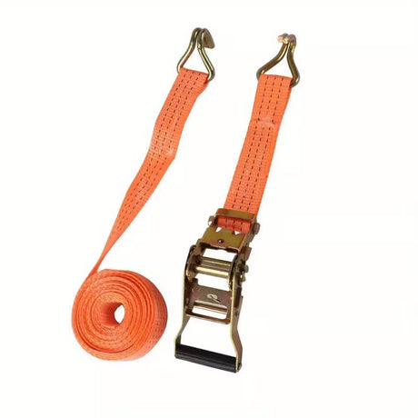 WFLNHB Heavy Duty Tie Down Strap 1.5Inch x 15ft Ratchet Tighten Cargo Strap J Hook Heavy Duty 20 Pack