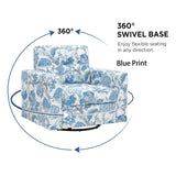 360 Degree Rotation Single Sofa Chair For Living Room