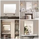 Modern Frameless Bathroom Vanity Mirror