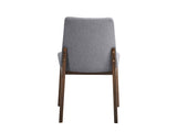 Kaela - 7 Pieces Dining Room Set - Walnut / Light Gray