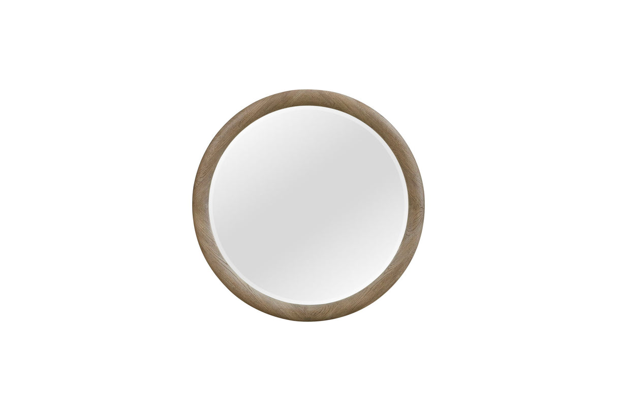 Pagosa - Round Mirror - English Knotty Oak