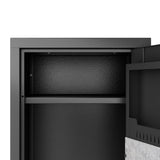 Rifle Safe, Biometric & Keypad Lock, Adjustable Gun Racks With Built In Alarm System
