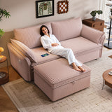 2 In 1 Convertible Sofa Bed, Multi Functional Living Room Furniture