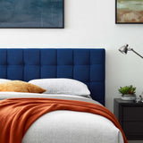 Biscuit Tufted Performance Velvet Queen Platform Bed - Platform Bed available at Alpine Outlets in Denver