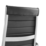 Black Highback Office Chair – Chrome Frame - Workspace - Alpine Outlets