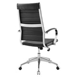 Black Highback Office Chair – Chrome Frame - Workspace - Alpine Outlets