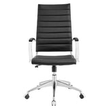 Black Highback Office Chair – Chrome Frame - Workspace - Alpine Outlets