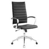 Black Highback Office Chair – Chrome Frame - Workspace - Alpine Outlets