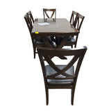 Blakely 7 - piece Dining Table Set - Condition: Used Good - (ID U4872) - available at Alpine Outlets in Denver