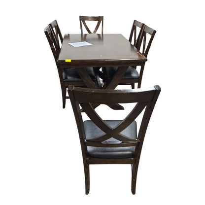 Blakely 7 - piece Dining Table Set - Condition: Used Good - (ID U4872) - available at Alpine Outlets in Denver