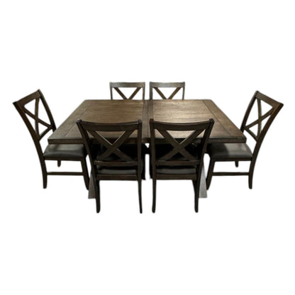 Blakely 7 - Piece Dining Table Set (ID G234567) - Furniture available at Alpine Outlets in Denver