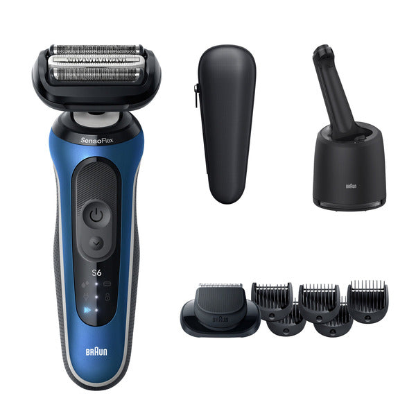 Braun Series 6 6175cc Electric Shaver with SmartCare Center and accessories