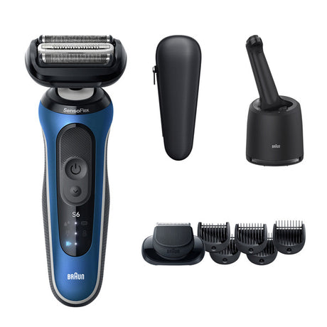 Braun Series 6 6175cc Electric Shaver with SmartCare Center and accessories