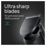 Braun AIO3430 ultra-sharp trimmer blade close-up