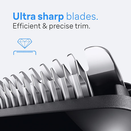 Braun AIO3470 ultra-sharp trimming blade close-up