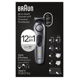 Braun AIO7440 Series 7 12-in-1 kit packaging showing included attachments