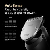 Braun AIO9430 AutoSense cutting technology