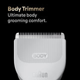 Braun AIO9430 included body trimmer attachment
