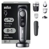 Braun Series 9 AIO9430 All-in-One Grooming Kit and accessories