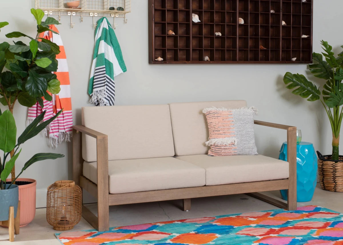 Brinley 2 Seater Outdoor Sofa - 🟢 Outdoor Sofa available at Alpine Outlets in Denver