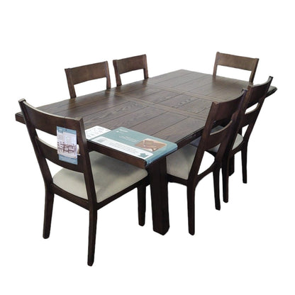 Brinley 7 - Piece Dining Table Set - New - (ID N2571) - Alpine Outlets