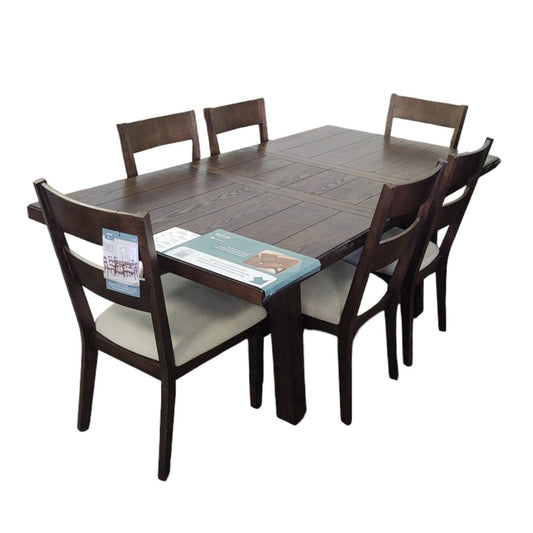 Brinley 7 - Piece Dining Table Set - New - (ID N2571) - available at Alpine Outlets in Denver