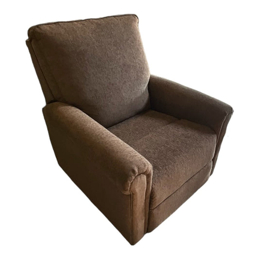 Brown Reclining Chair Rotates 360° - Alpine Outlets