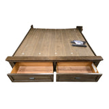 Brown Wood 3 - Piece King - Size Set - available at Alpine Outlets in Denver