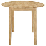 Bucknell 3-Piece Round Drop Leaf Dining Set in Natural - Dining Room Sets available at Alpine Outlets in Denver
